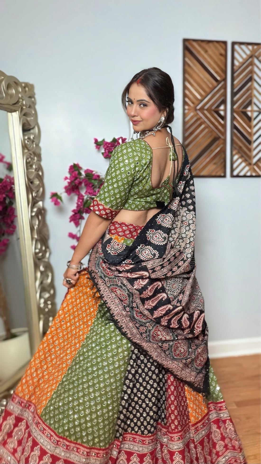 Rangini Ajrak Chaniya Choli