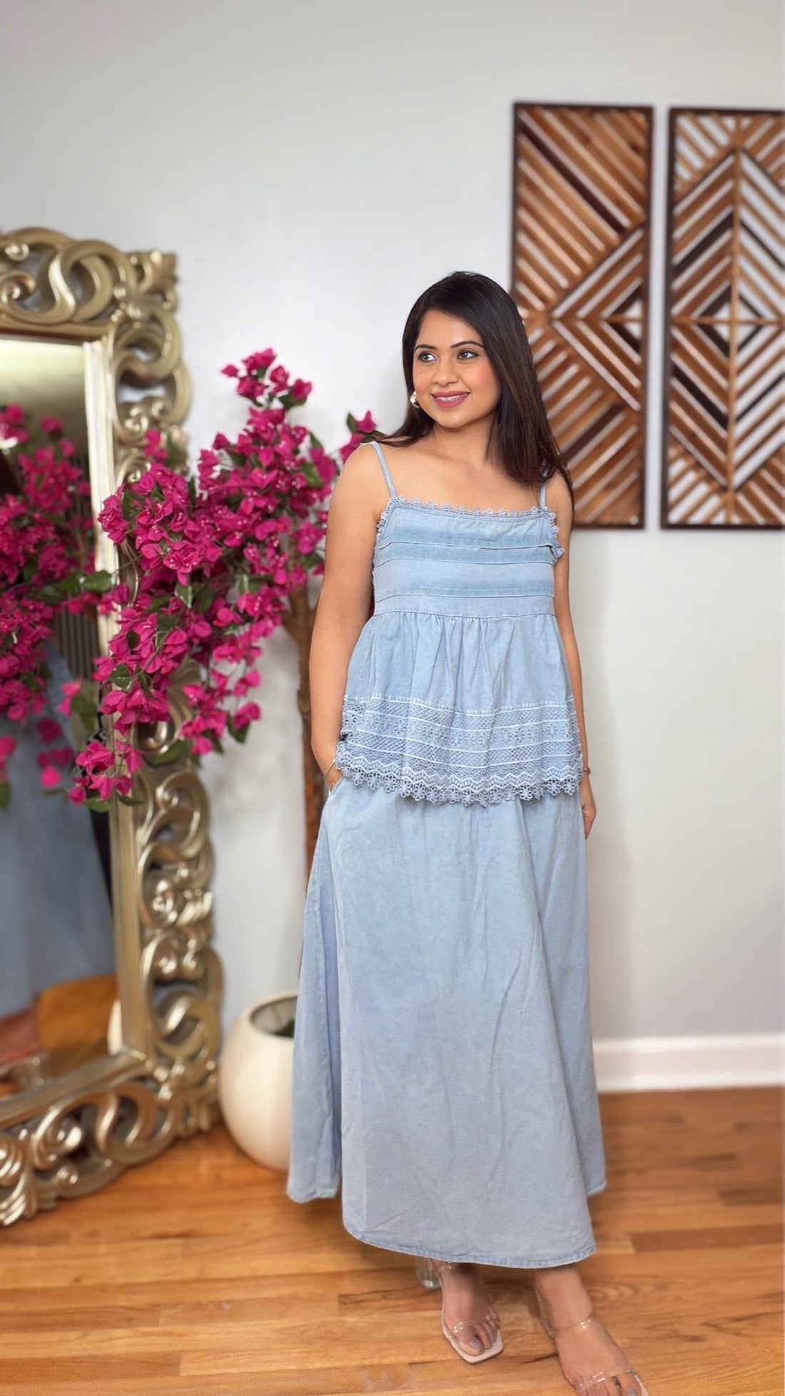 Averra Denim Coord Set