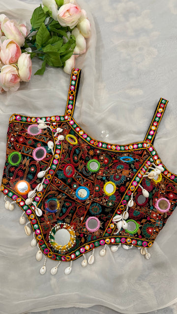 Tarini Kutchi Mirror Work Blouse