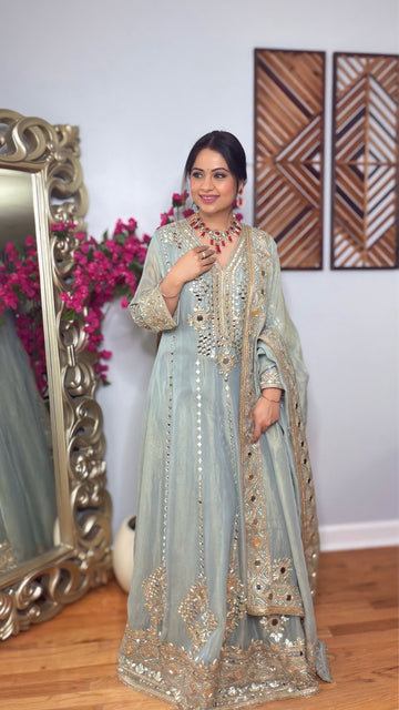 Zarelle Noor Anarkali Set