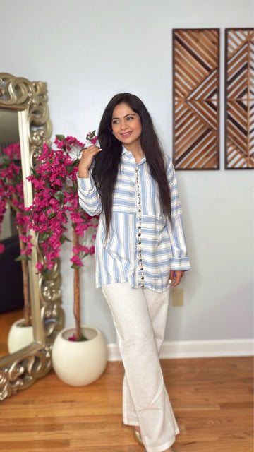 Serelle Striped Cord Set