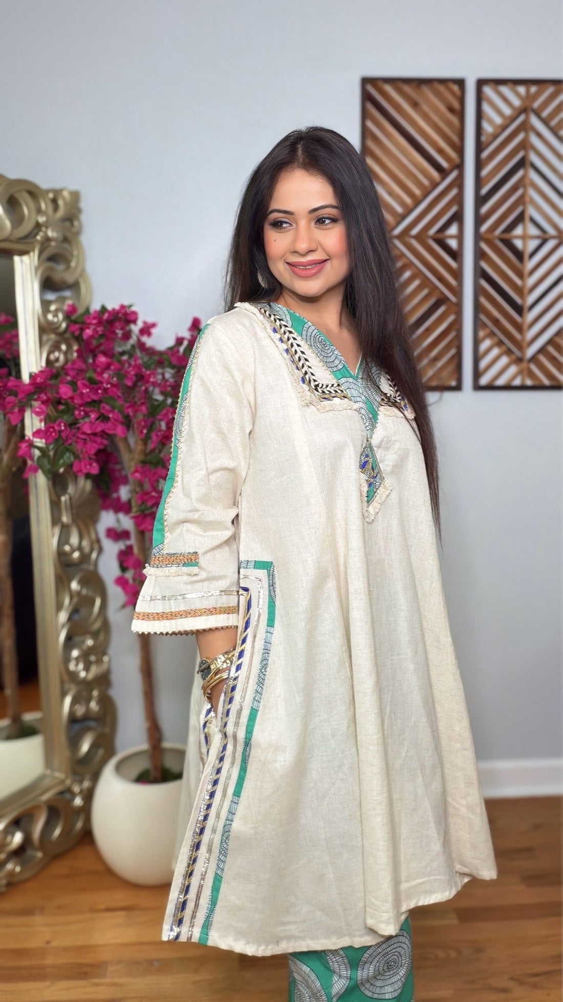 Nayara Handloom Cotton Cord Set