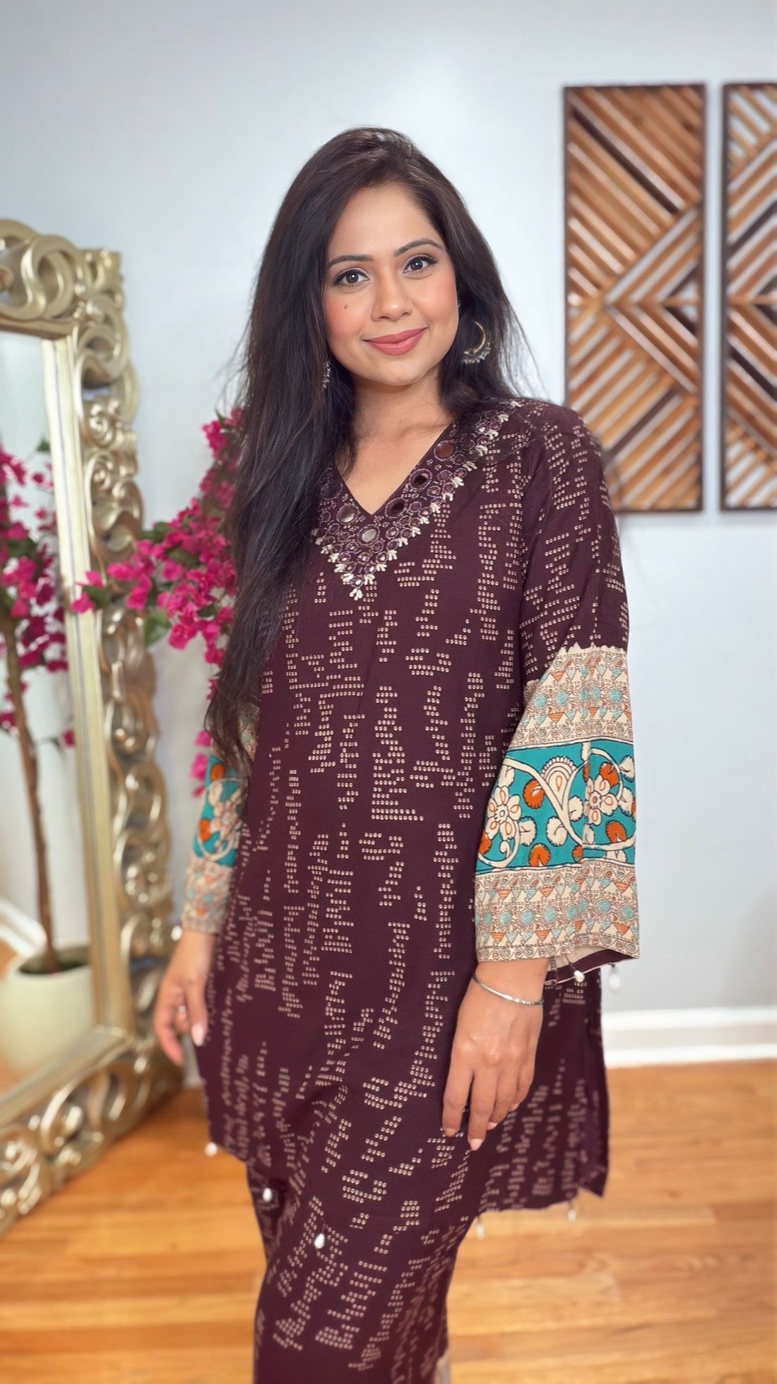 Zehna Rayon Cord Set