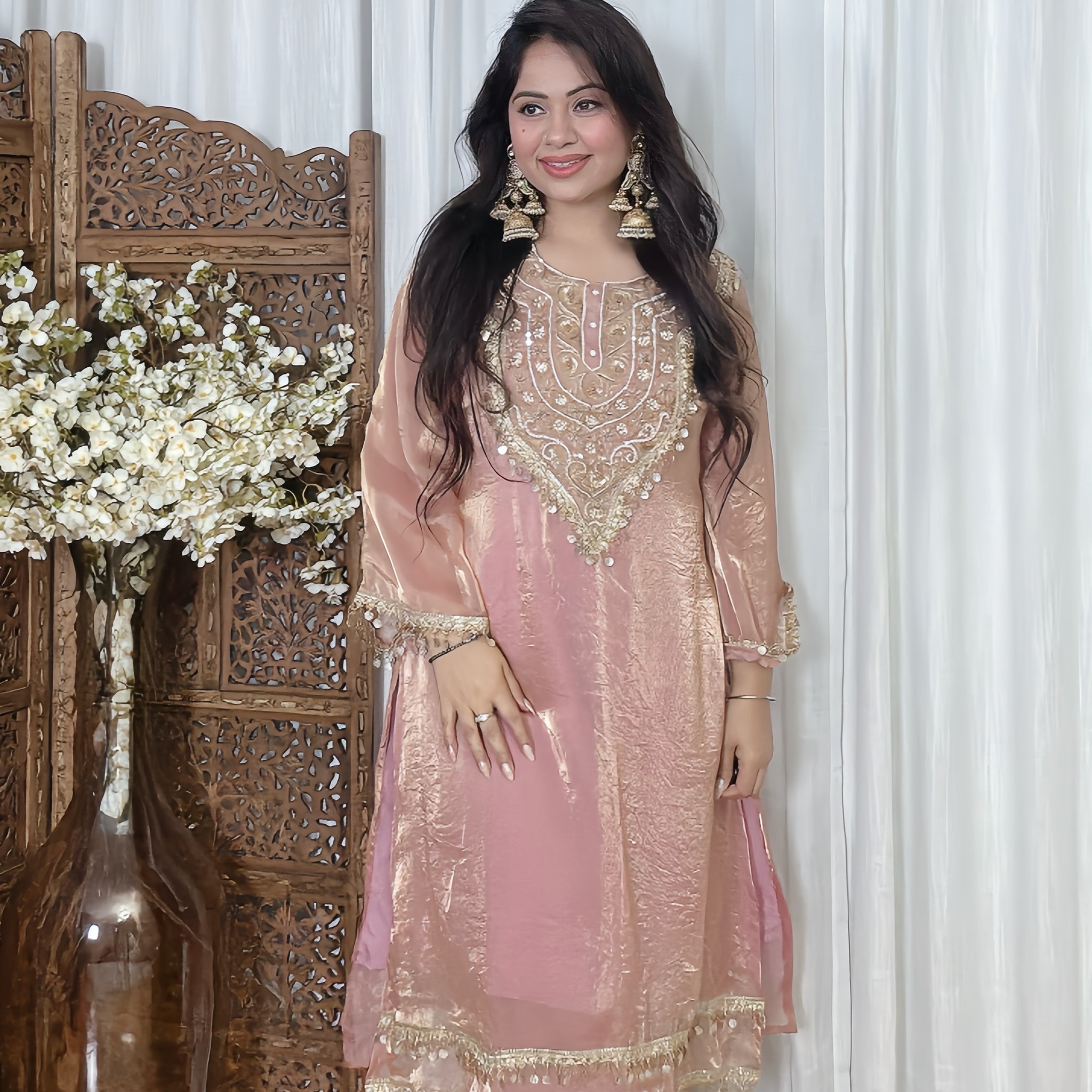 Blush Ziya Kurta Set