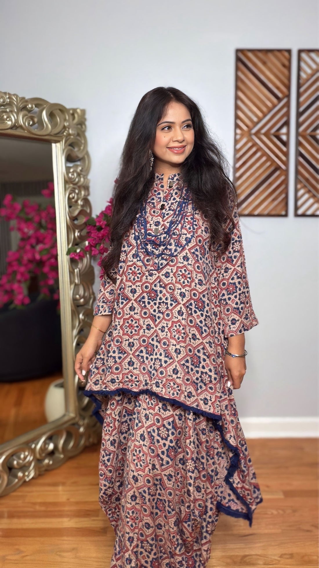 Aabira One-Piece Ajrak Dress
