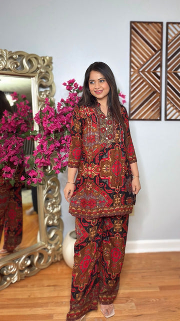 Rudhrika - Rayon Cotton Cord Set