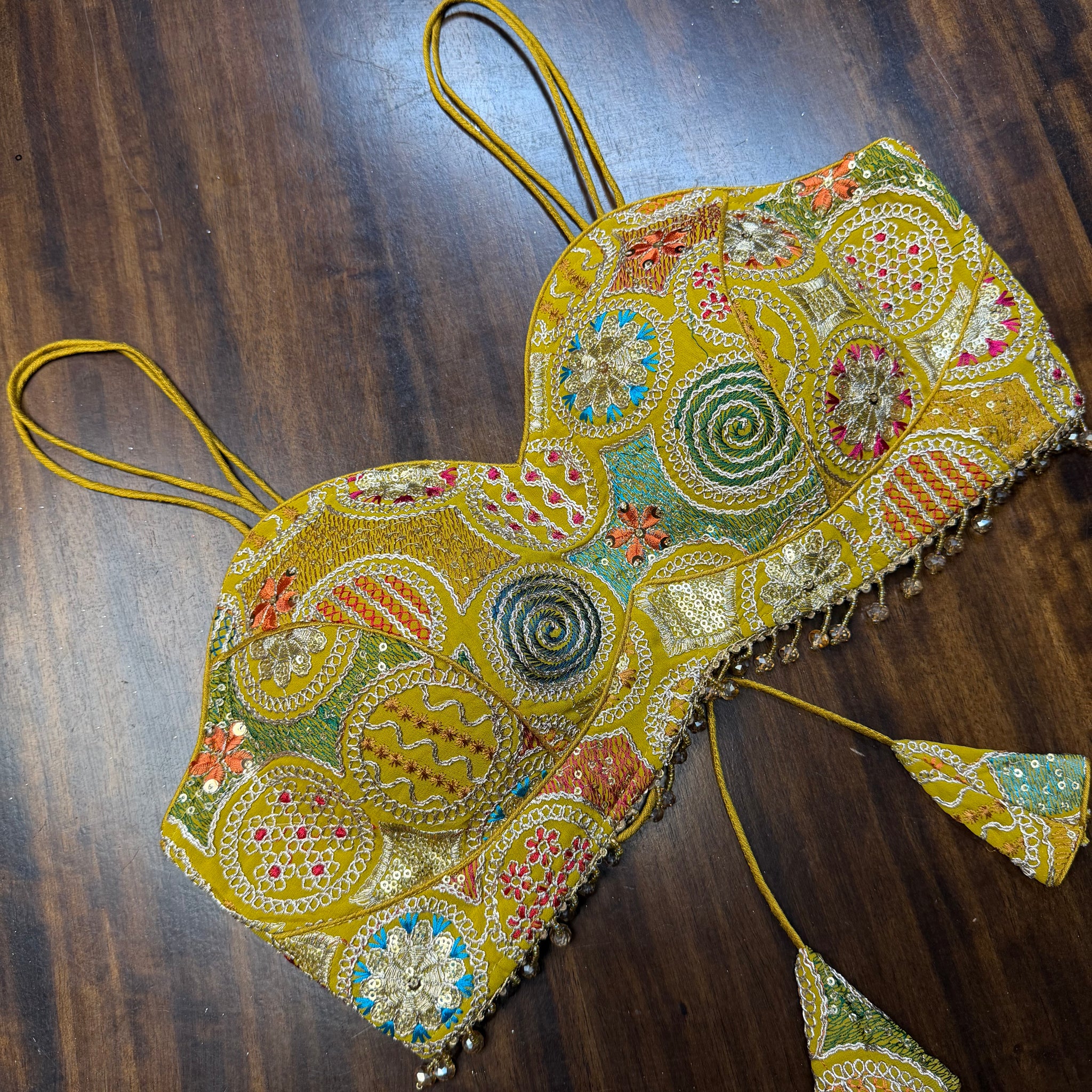Sarika Embroidered Strappy Blouse
