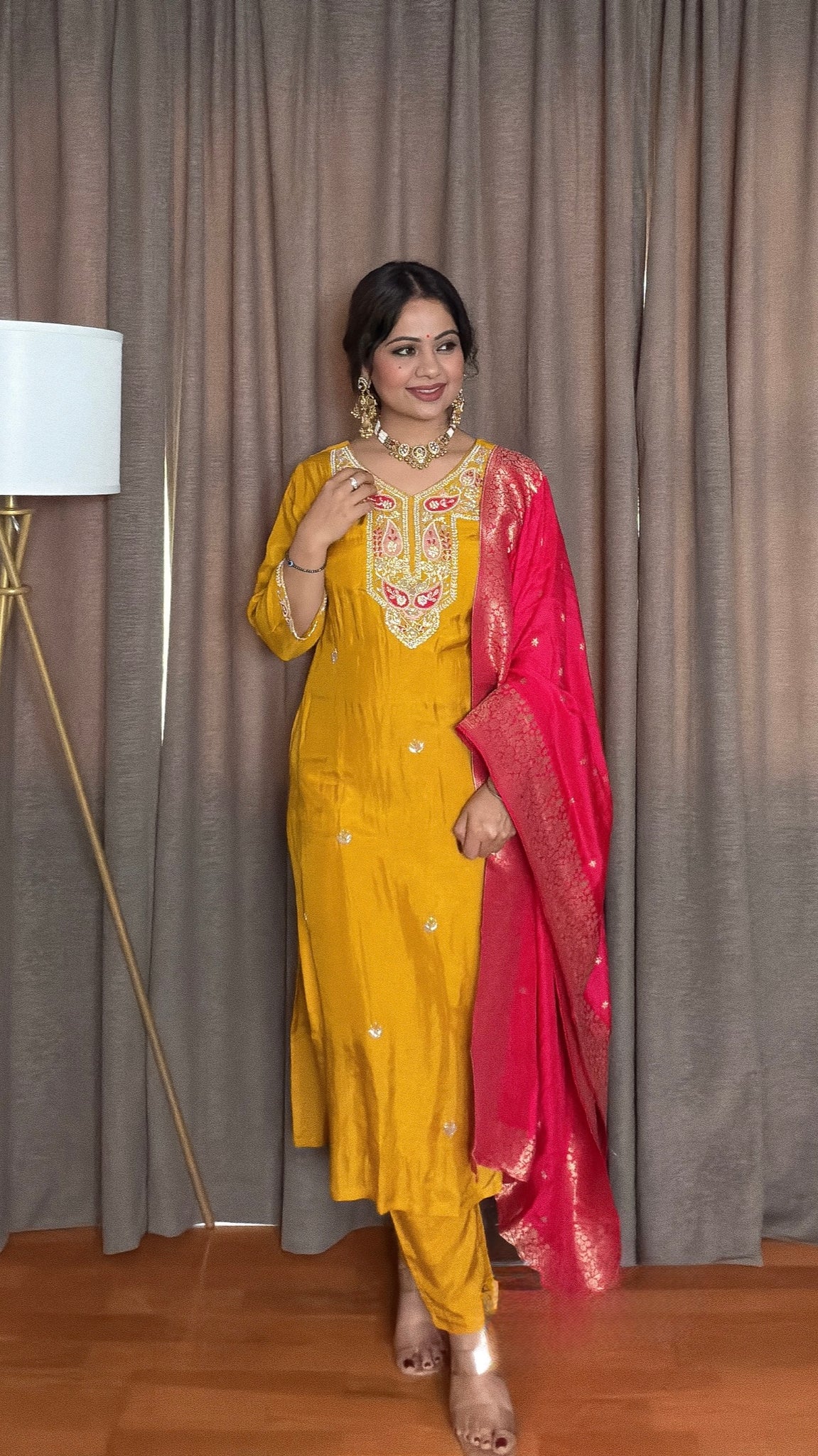 Venyra Dola Silk Suit
