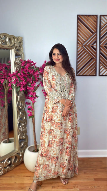 Zoraya Mirror Kaftan Set