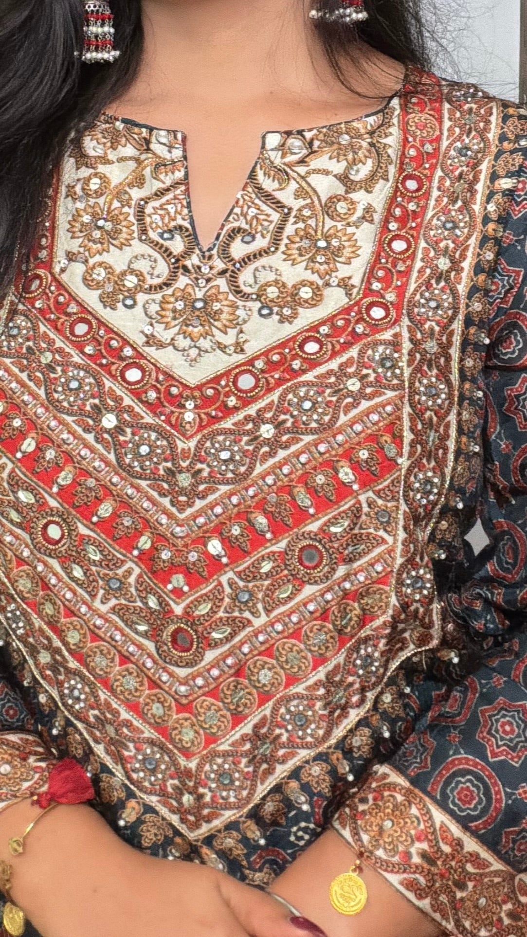 Urja Russian Silk Kaftan with Pants