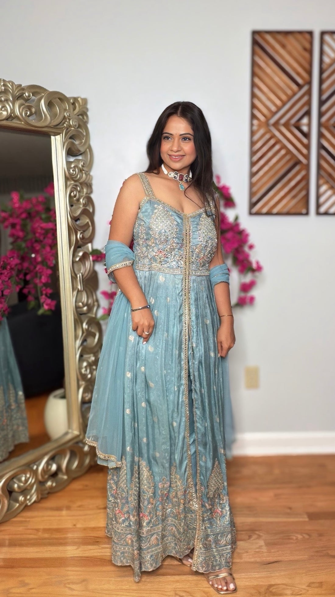 Aureya Embroidered Anarkali Gown