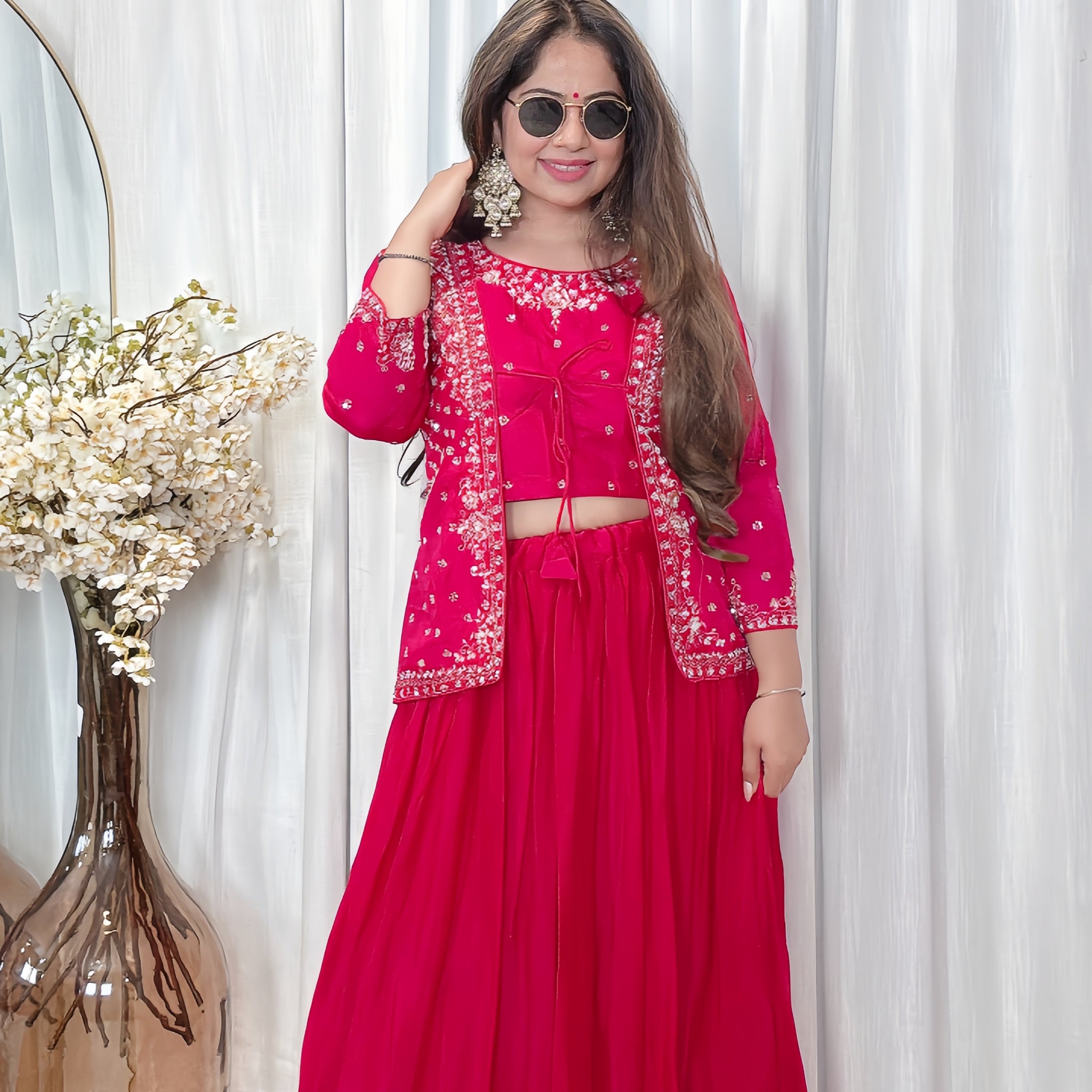 Rose Indo Western Ensemble