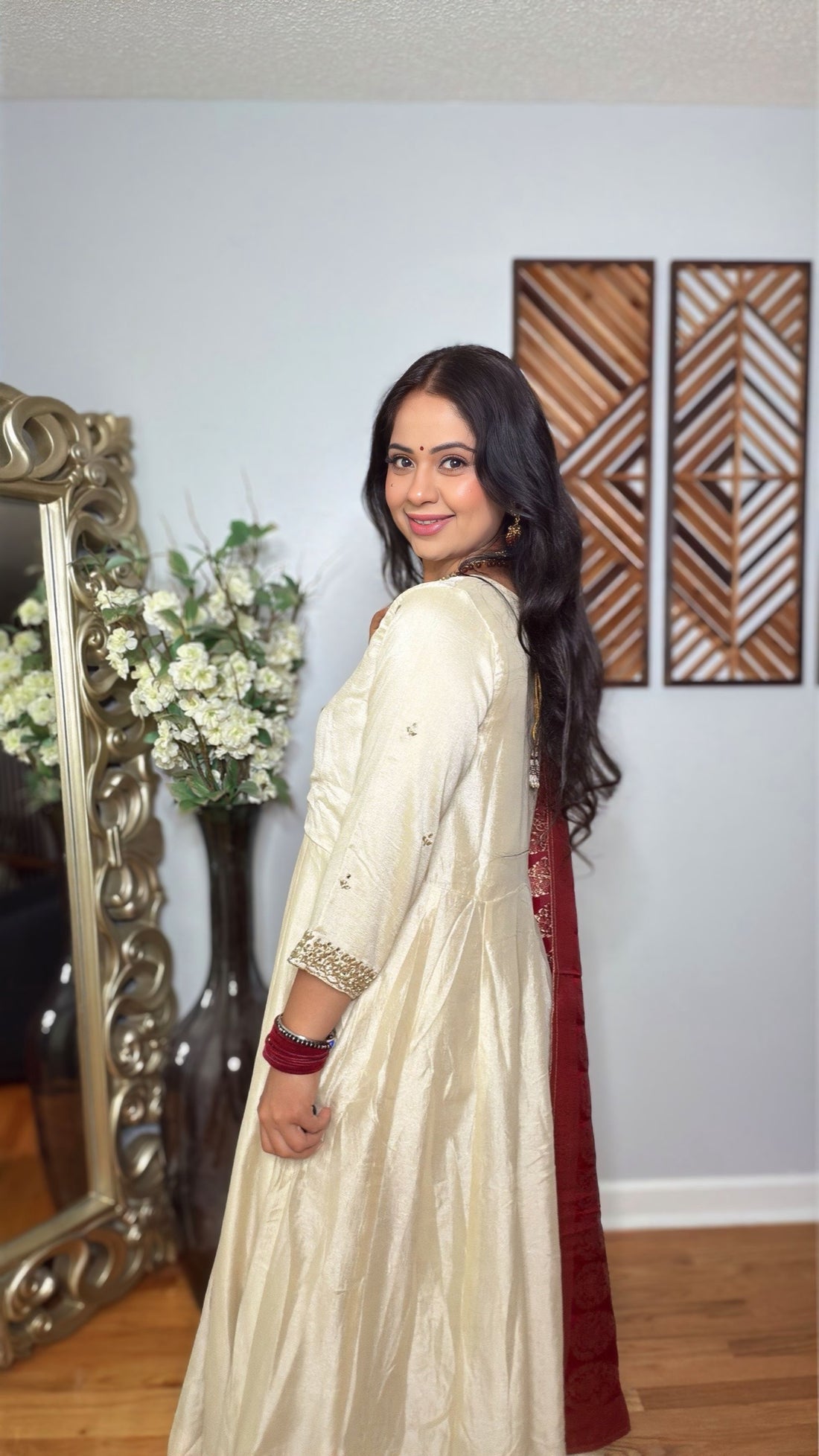 Rajvanshi Dola Silk Anarkali Suit