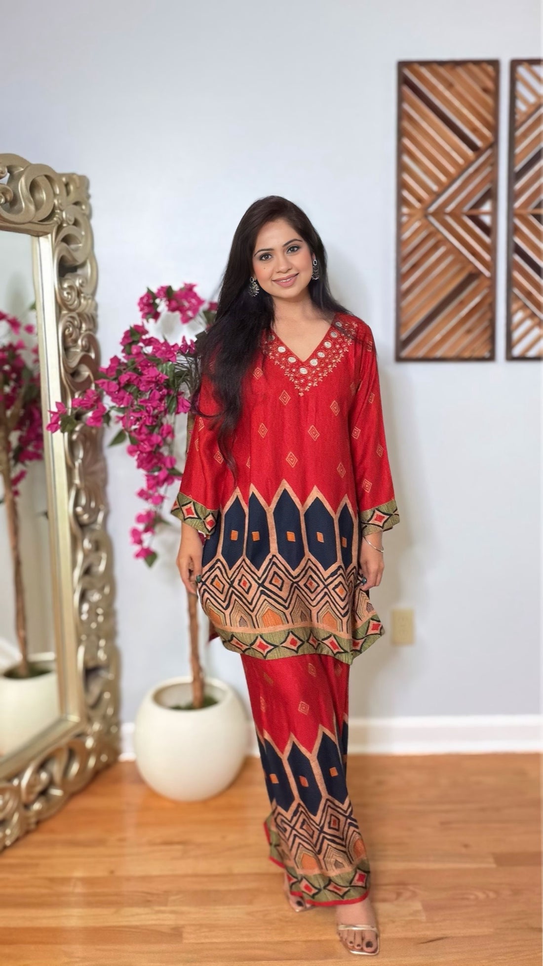 Nayomi Mirror Work Co-ord Set