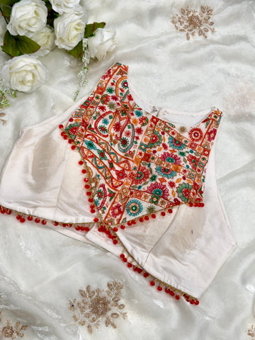 Sahira Boat Neck Blouse