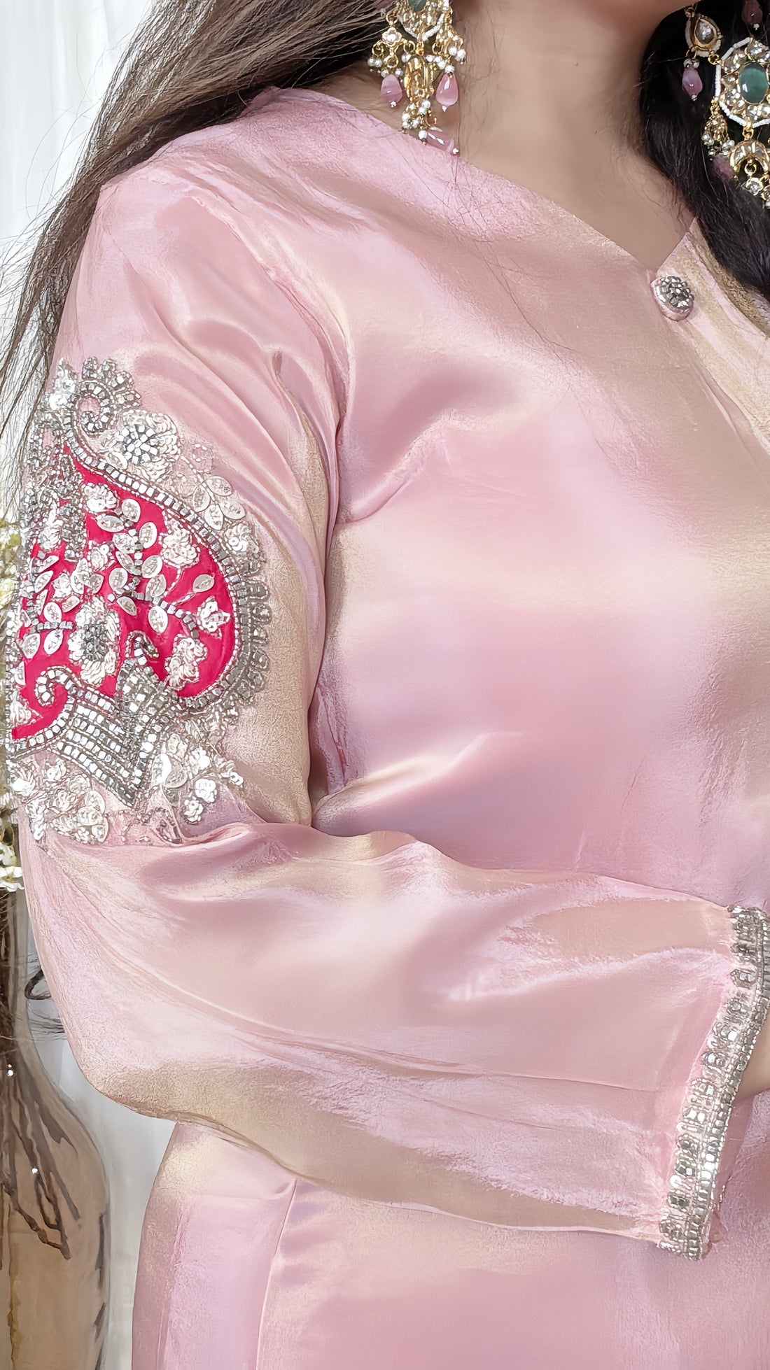Blush Radiance Tissue Shimmer Suit