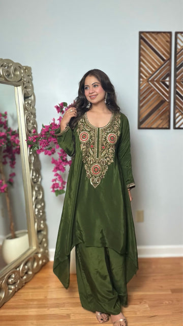 Oorja Crepe Palazzo Set