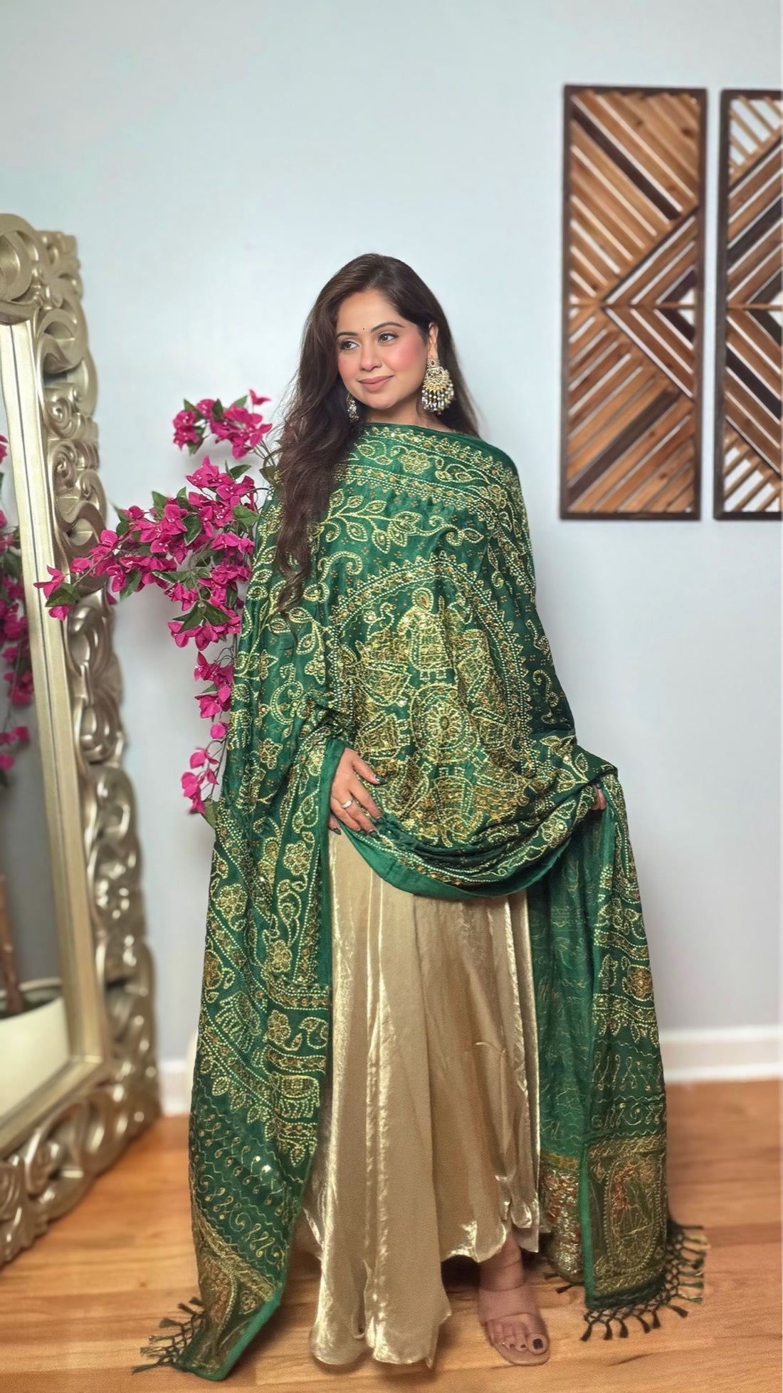 Rajvani Gajji Silk Vintage Dupatta