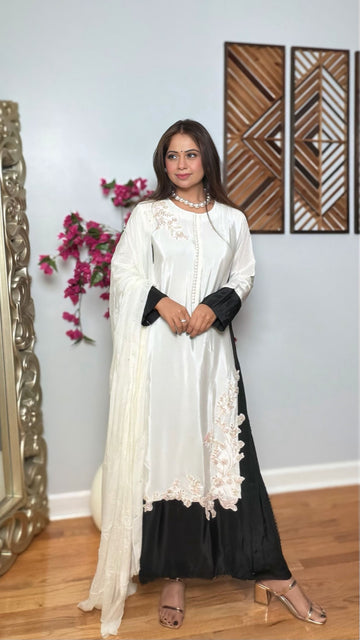 Rishvi Crepe Silk Suit