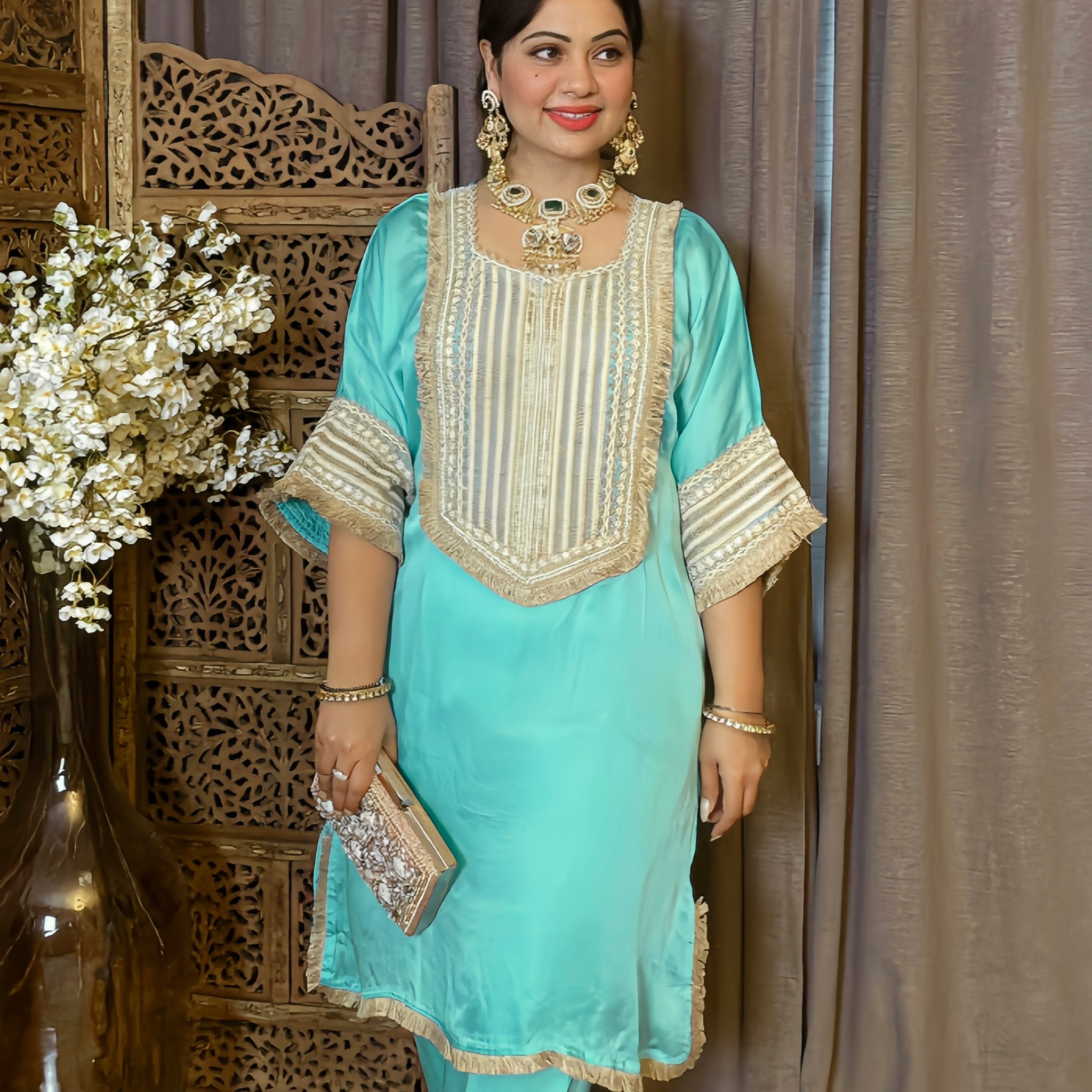 Boho Vibes Crepe Silk Cordset