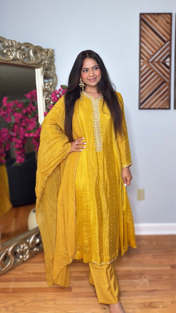 Sehaj Chinon Anarkali Set