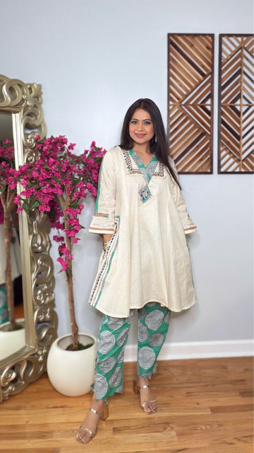 Nayara Handloom Cotton Cord Set