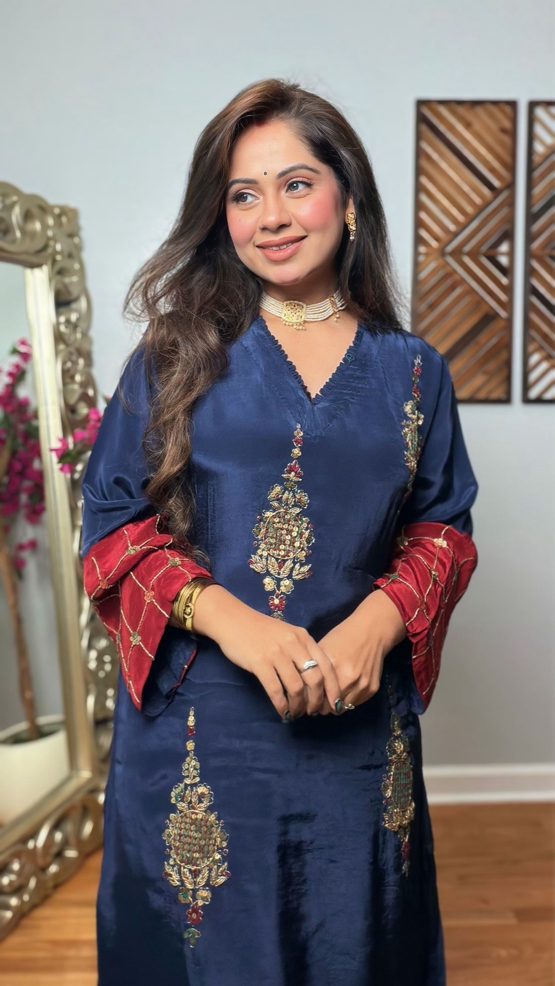 Rasika Crepe Cord Set