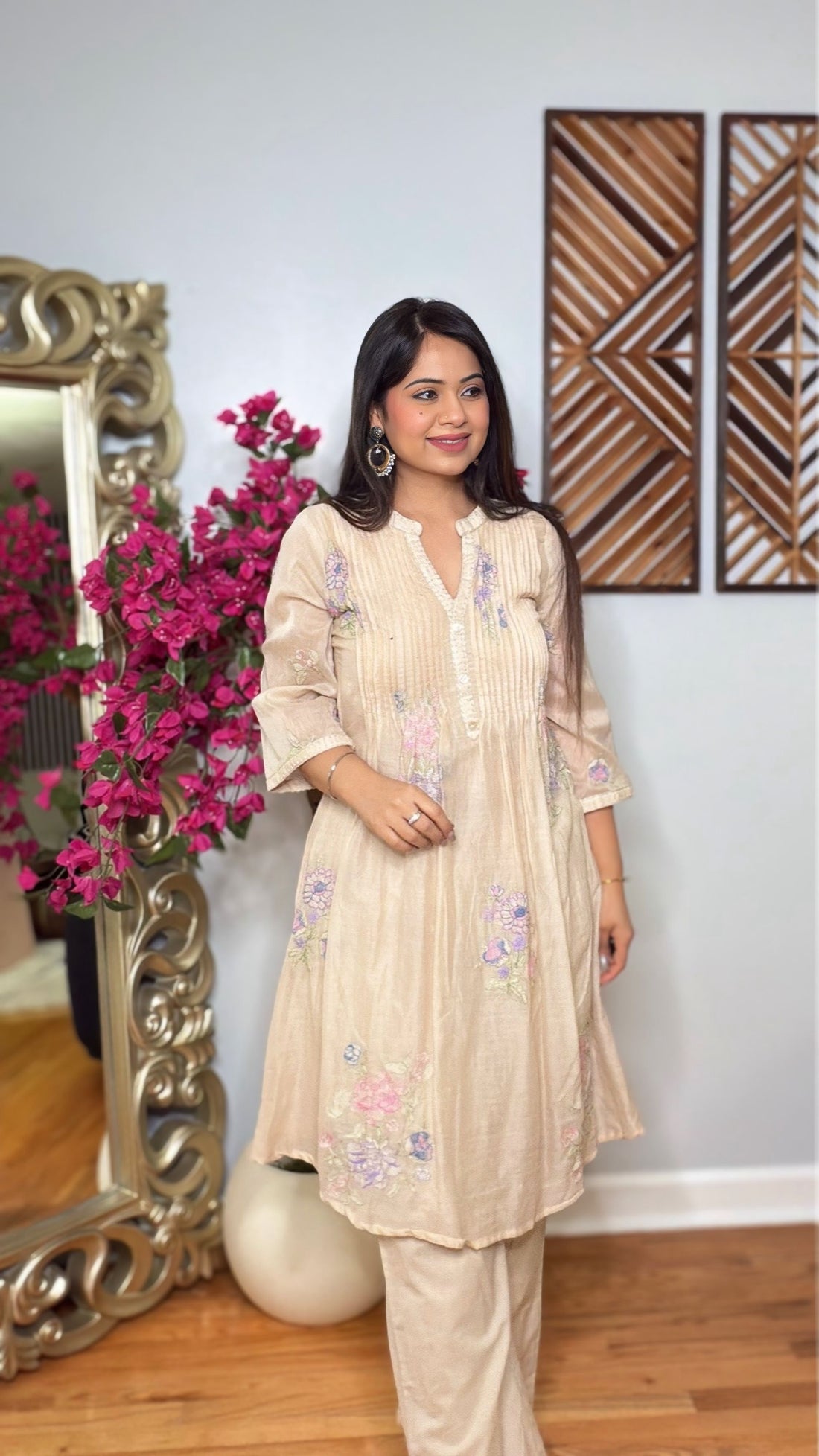 Ivarya – Ivory Mulmul cotton Kurta Set