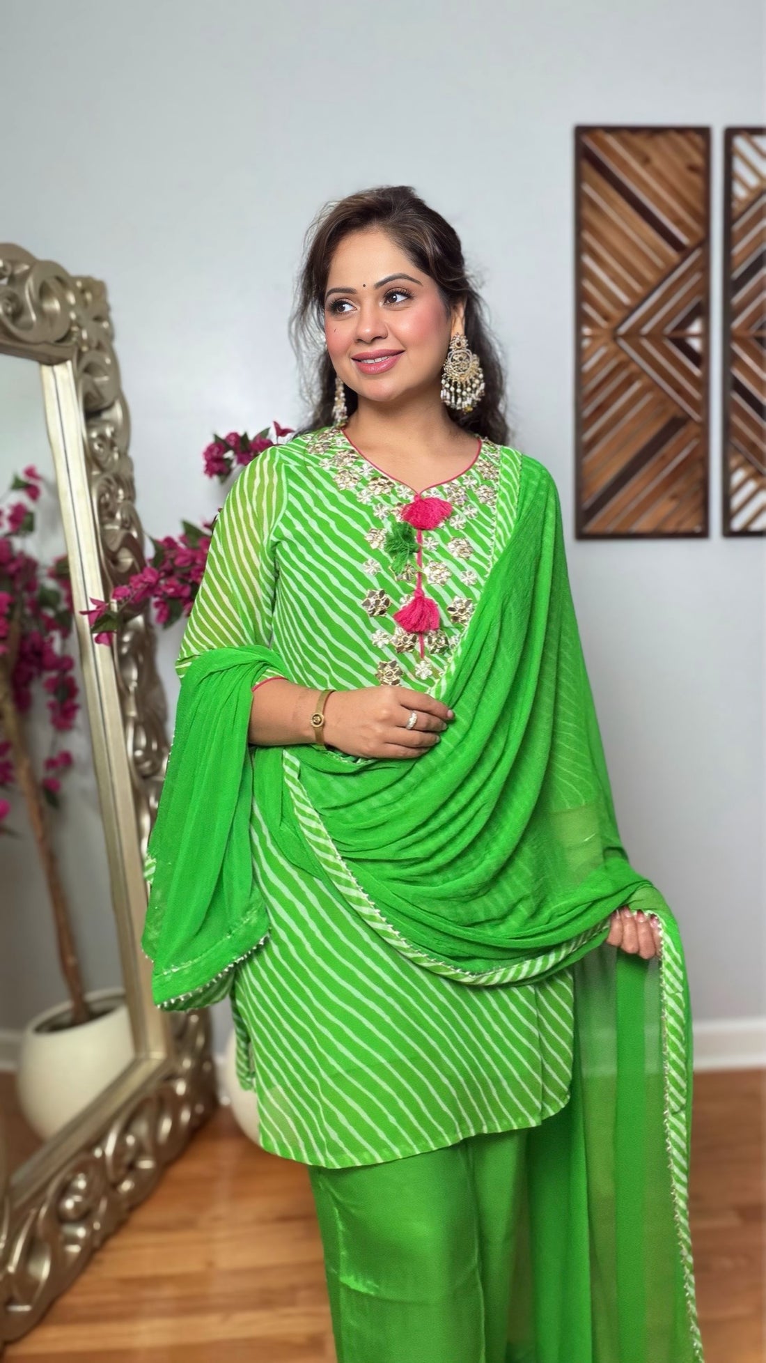 Harvini – Georgette Leheriya Suit Set