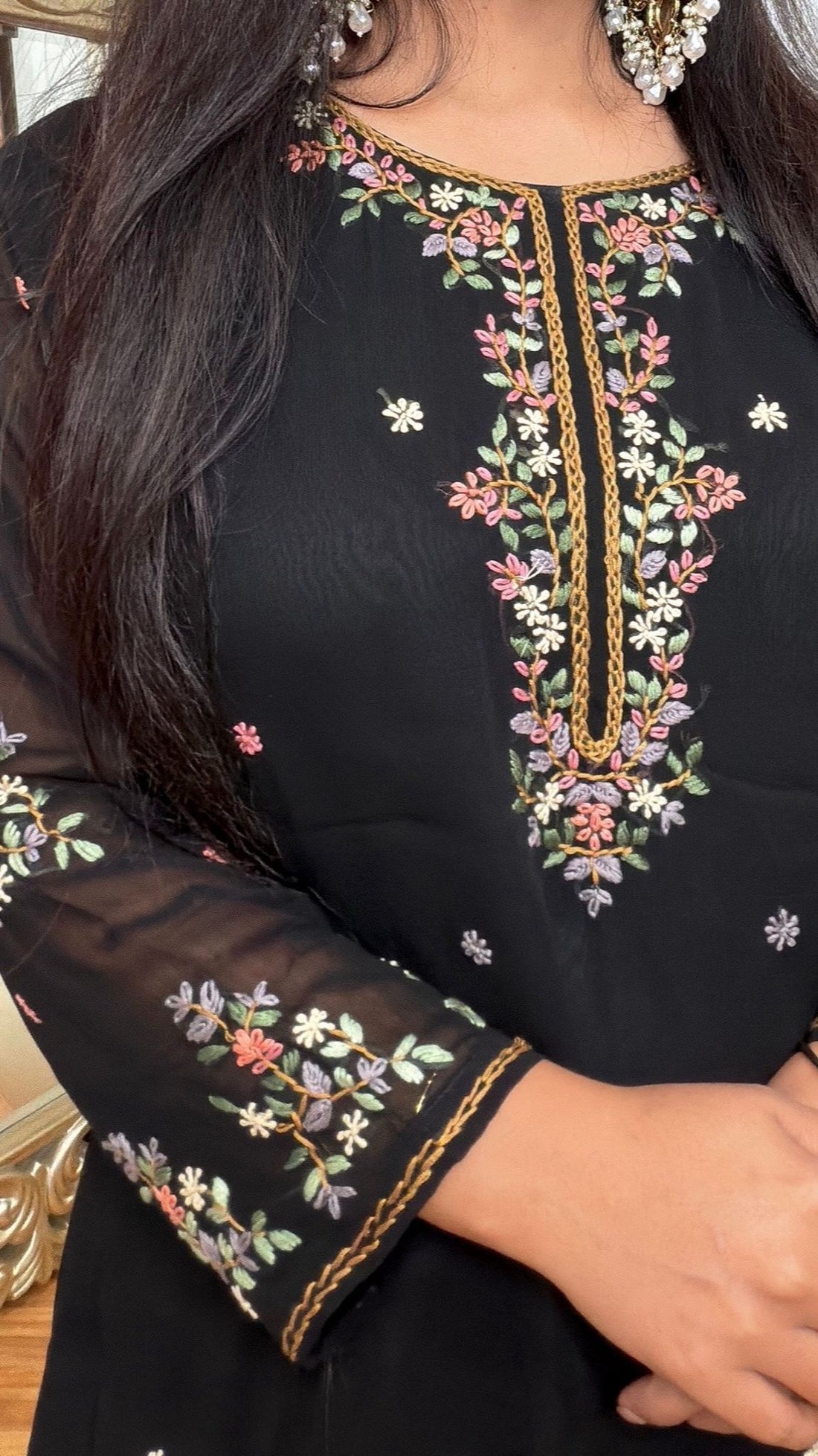 Gulnoor Georgette Sharara Suit