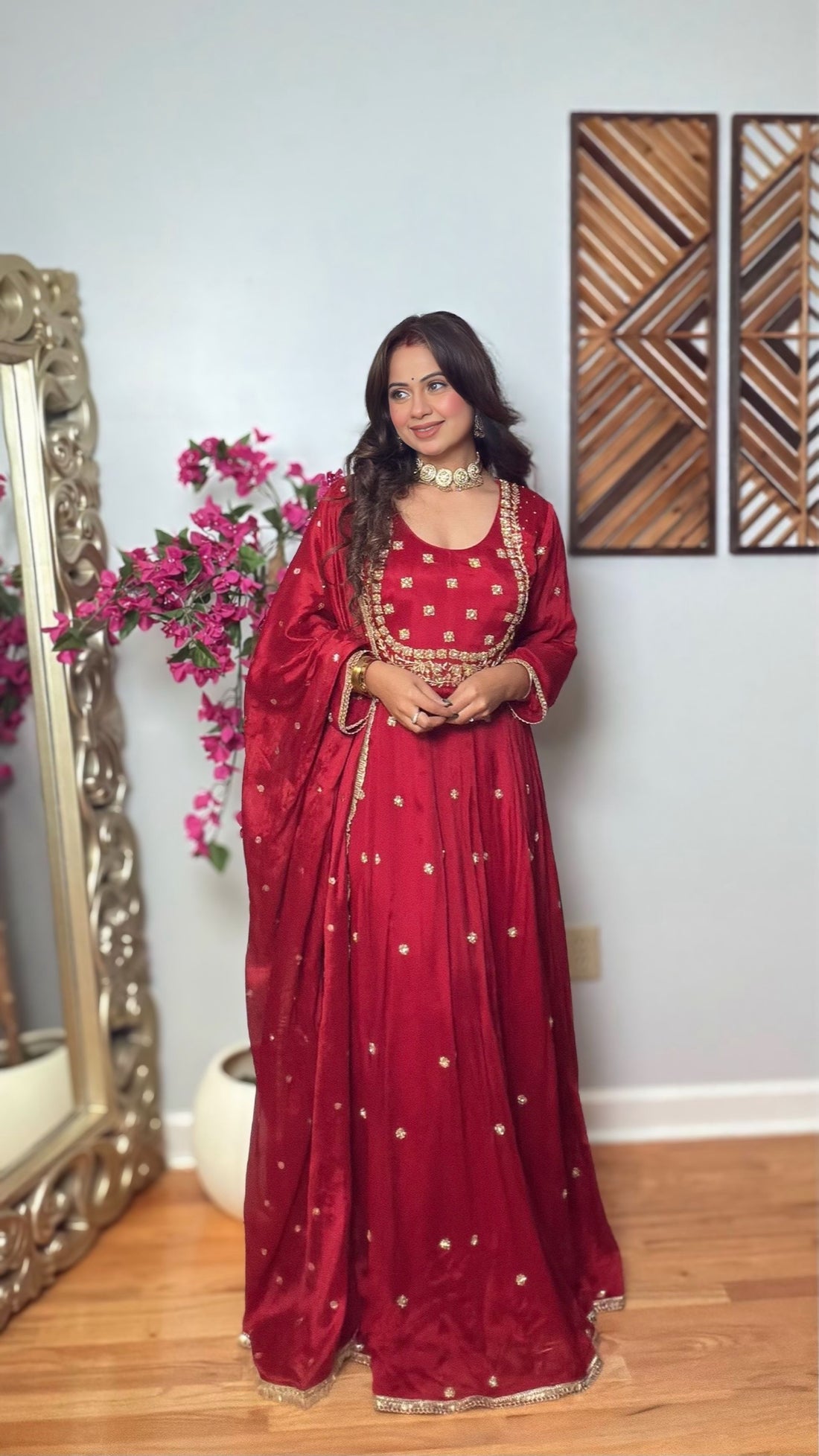 Aarna Anarkali Gown With Dupatta
