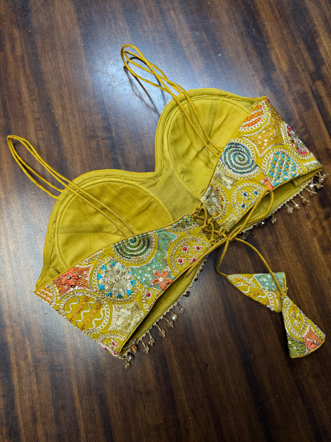 Sarika Embroidered Strappy Blouse