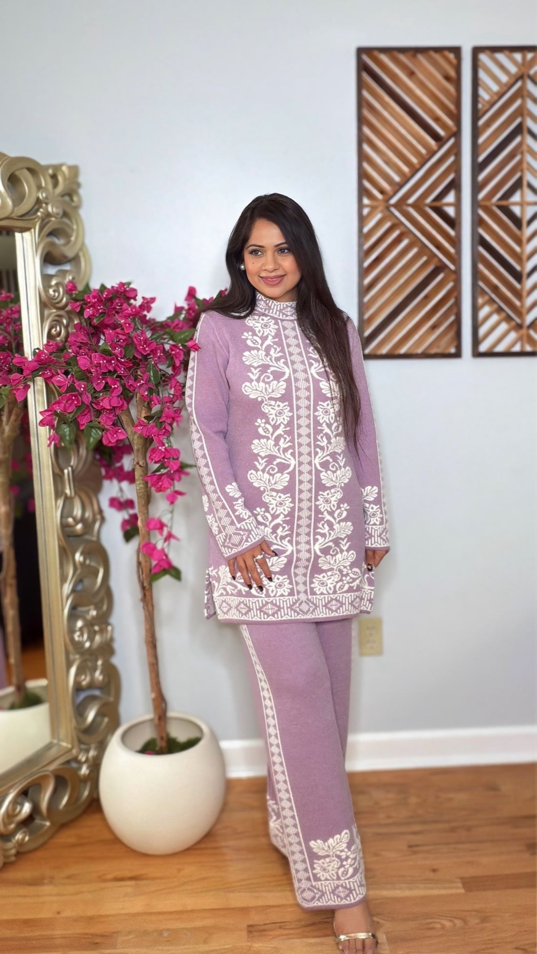 Yareen – Soft stretchy woolen cord set