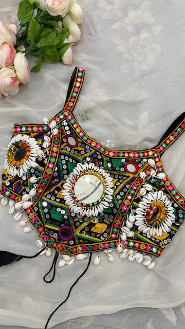 Raasvi Kutchi Mirror Work Blouse