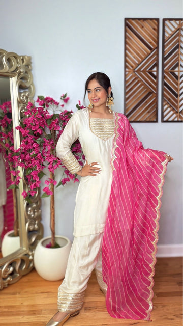 Mehar Dola Silk Farshi Suit