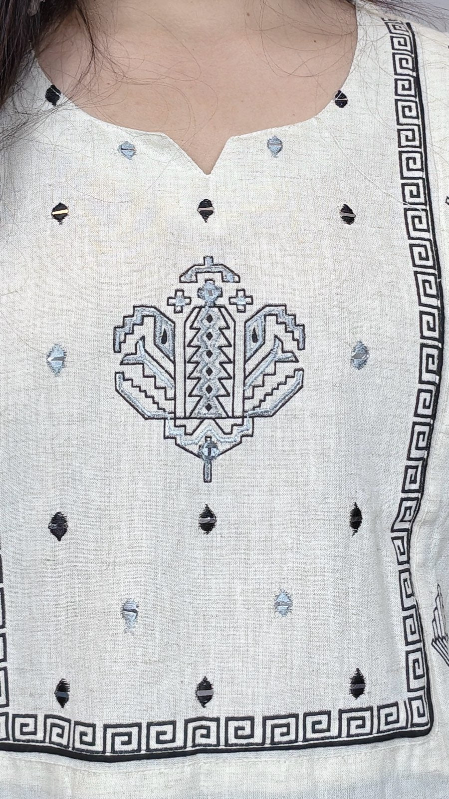 Women's Pure Cotton Salwar Suit in Size 40-46 – Traditional Ethnic Wear