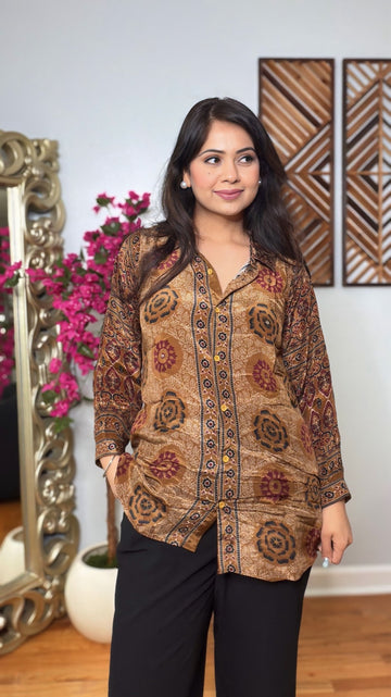 Zayra Ajrak Shirt