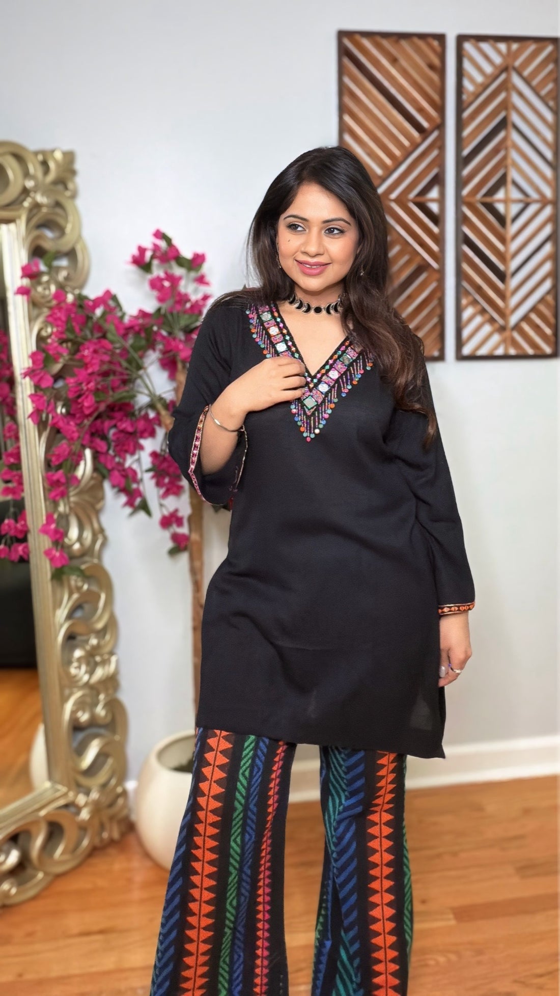 Virelka Boho Mirror Kurta Set