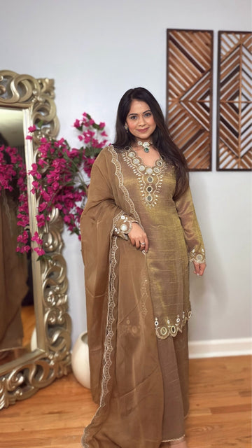 Orvaya Mirror Sharara Set