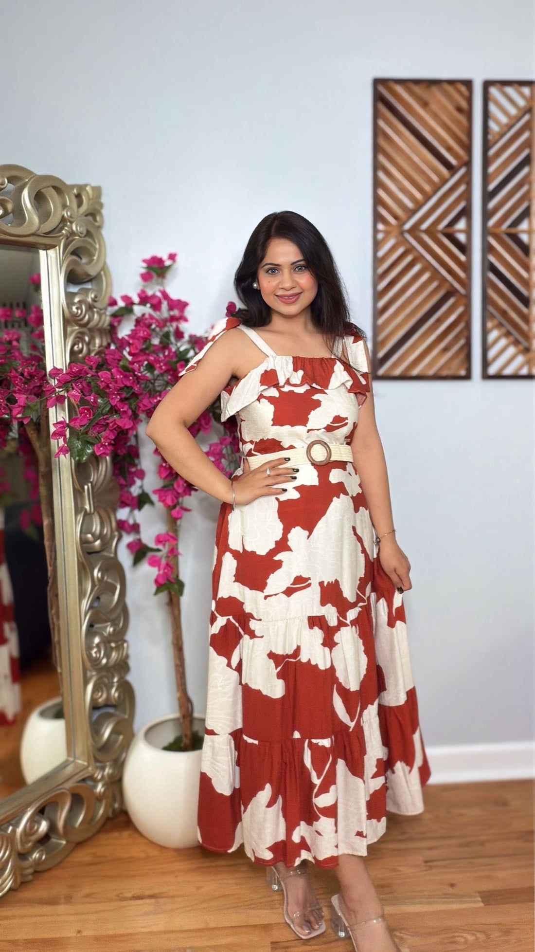 Terravelle Ruffle Maxi Dress