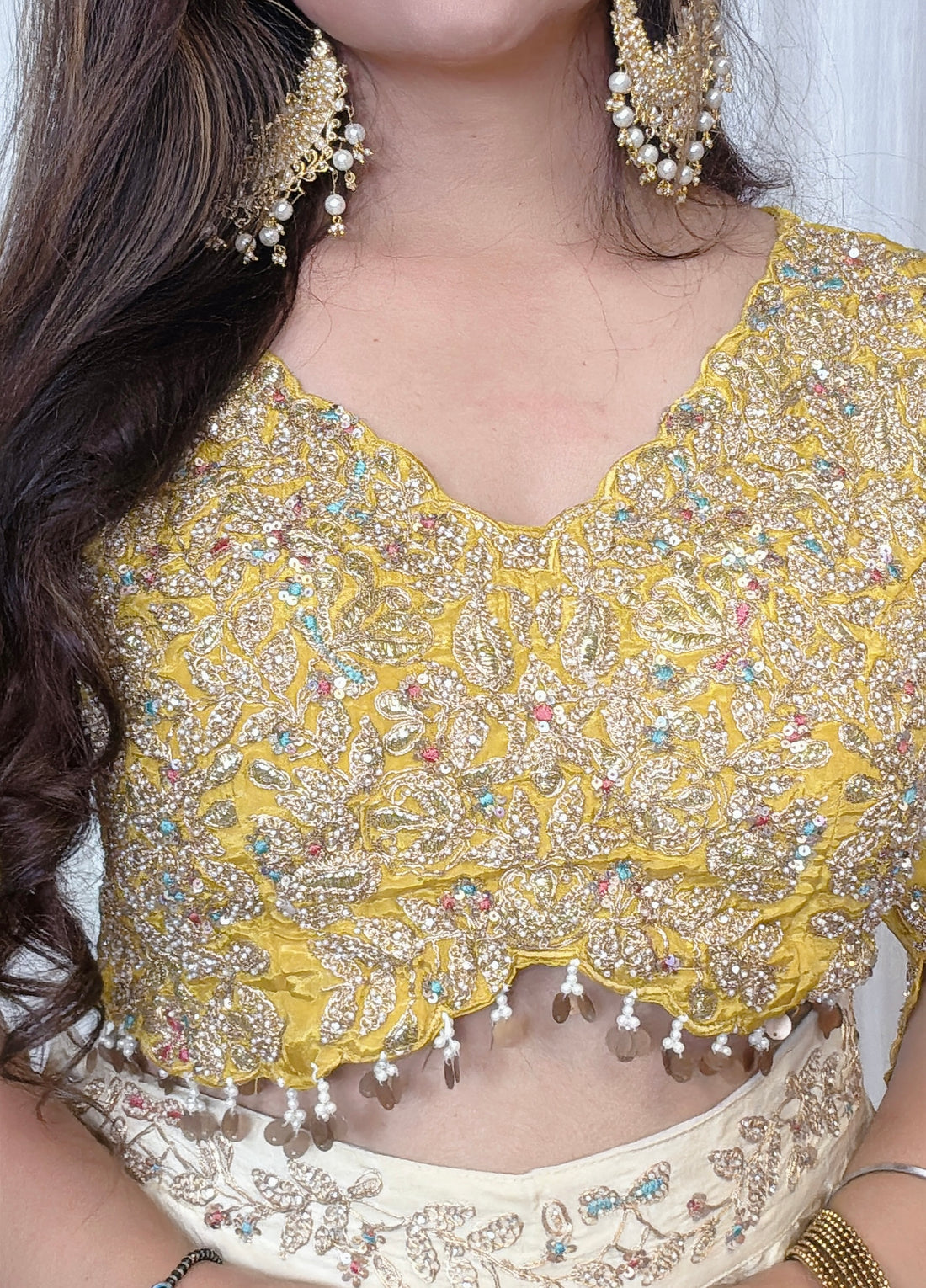 Sunlit Grace – Indo-Western Set
