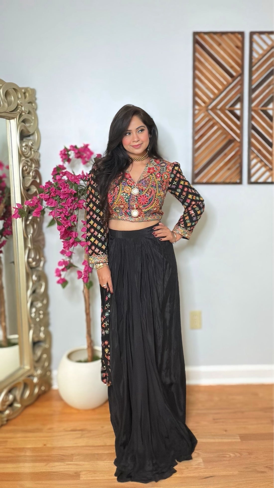 Koyna Draped Indo-Western Set
