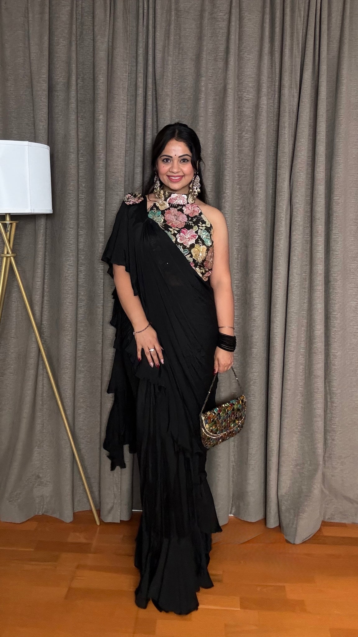 Noctura Pre Stitched Saree