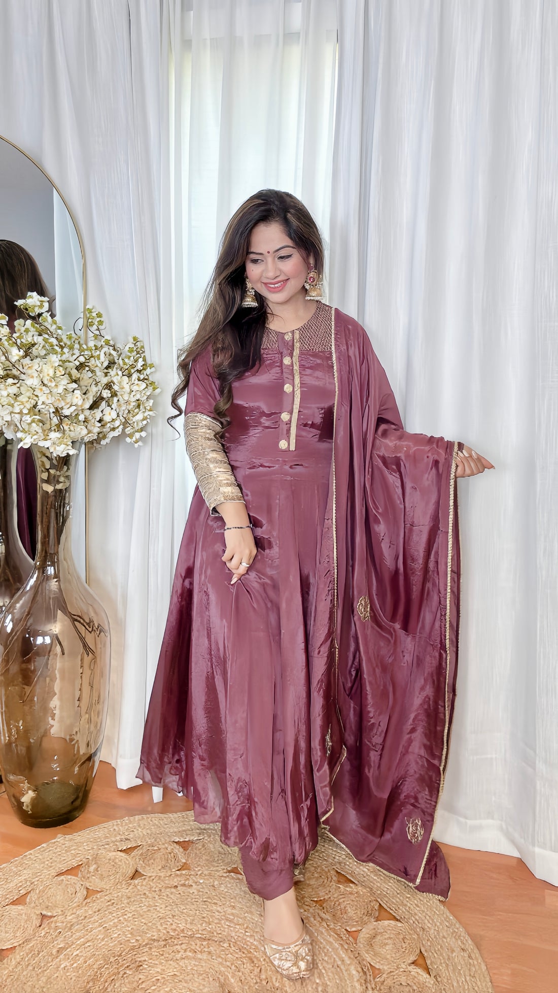 Seerat Crepe Anarkali Suit