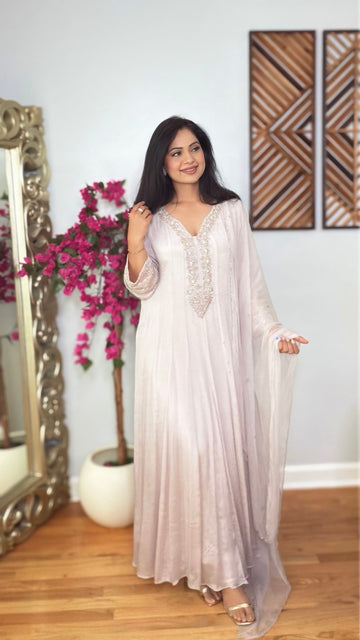 Falak Chinon Anarkali Suit