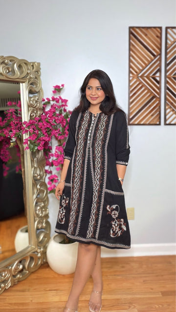 Zorielle Embroidered Dress