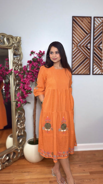 Solvaya Ember Tiered Dress