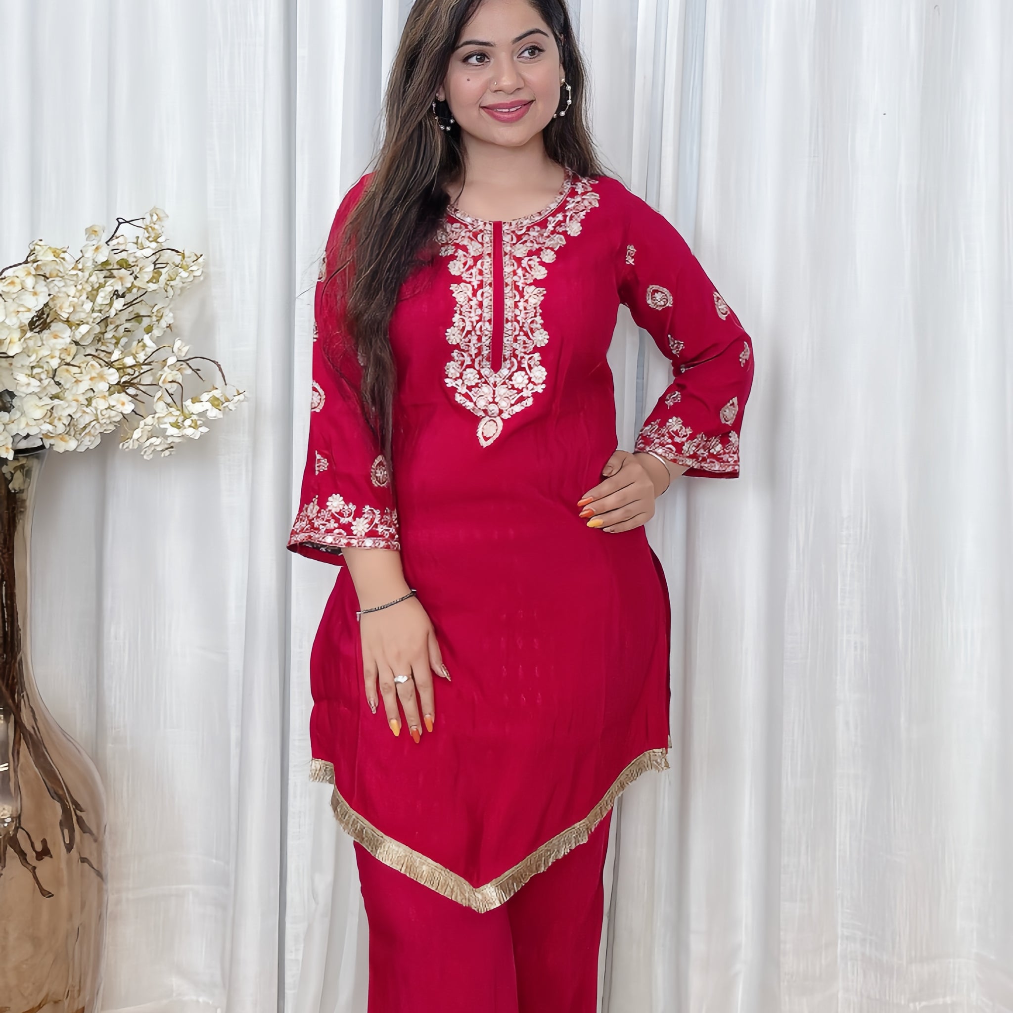 Muslin Silk Co-ord Set