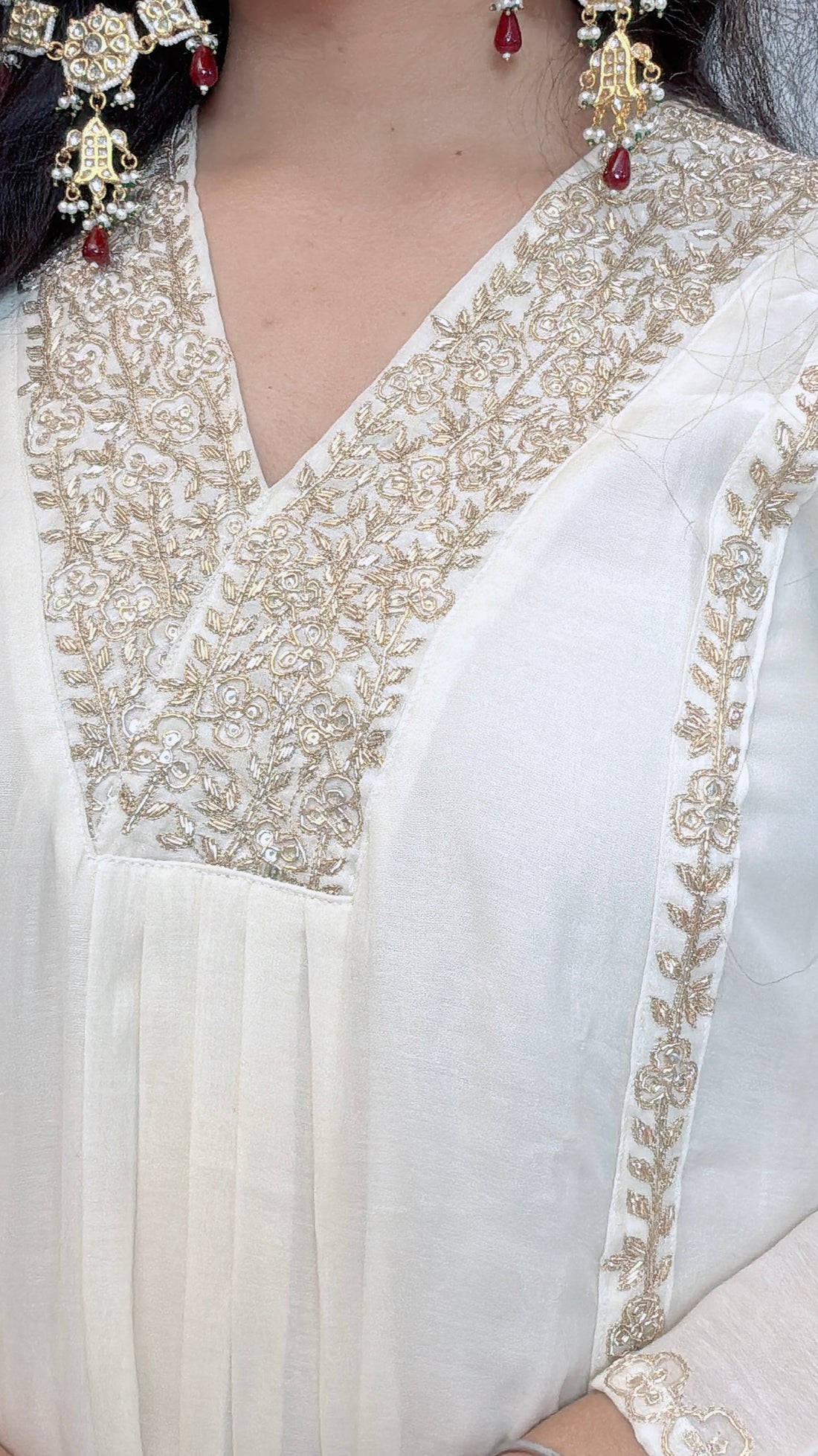 Regal Weave Banarasi Mulmul Chanderi fabric