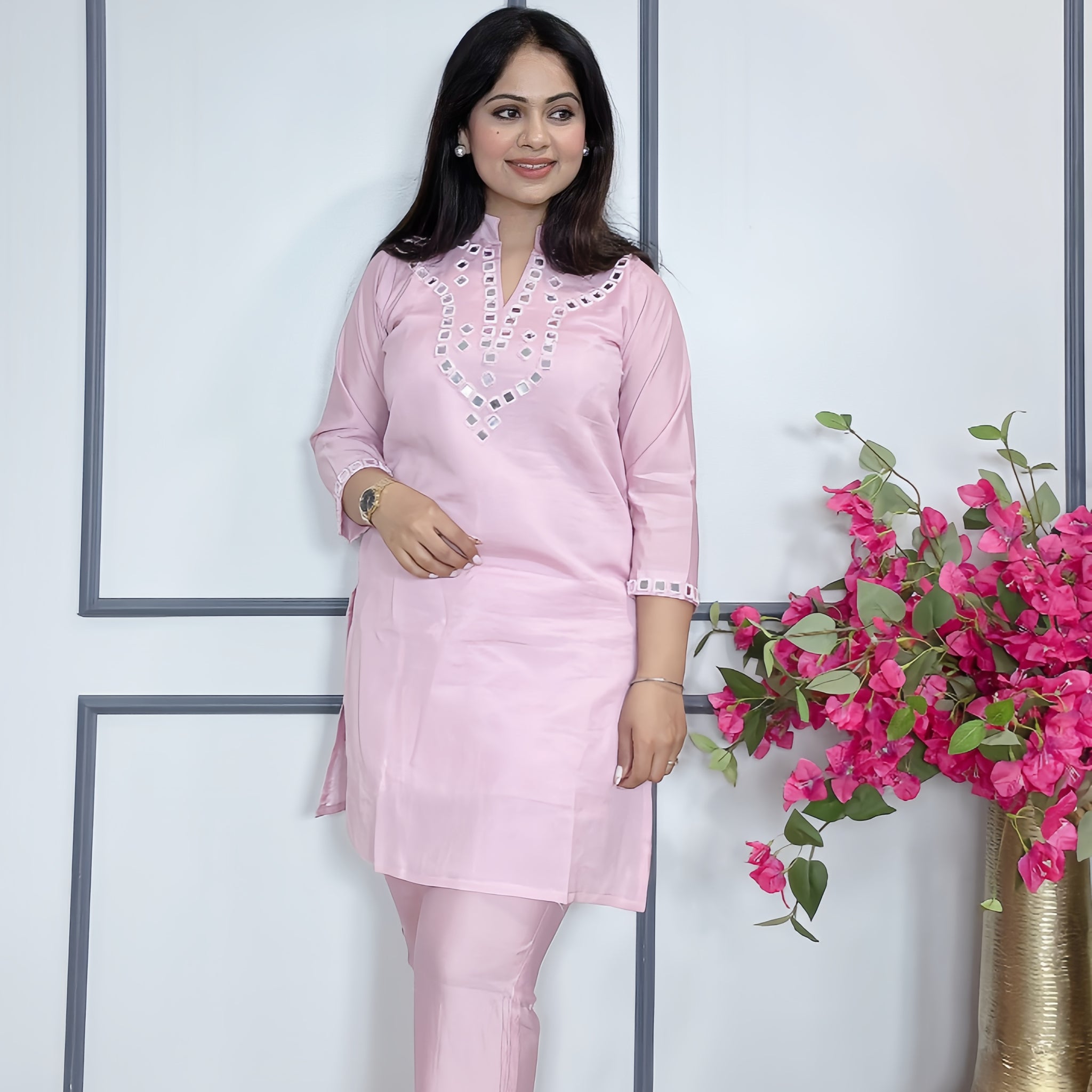 Mirrored Elegance Co-ord Set